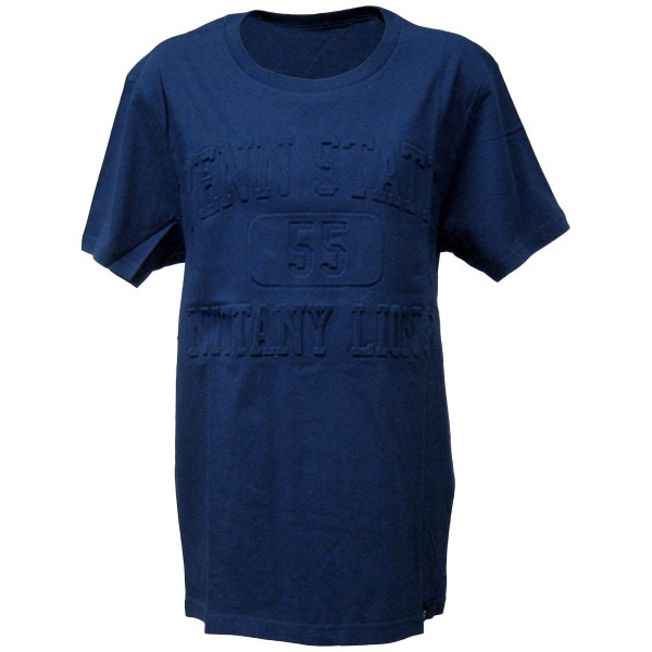 navy short sleeve t-shirt embossed Penn State 55 Nittany Lions